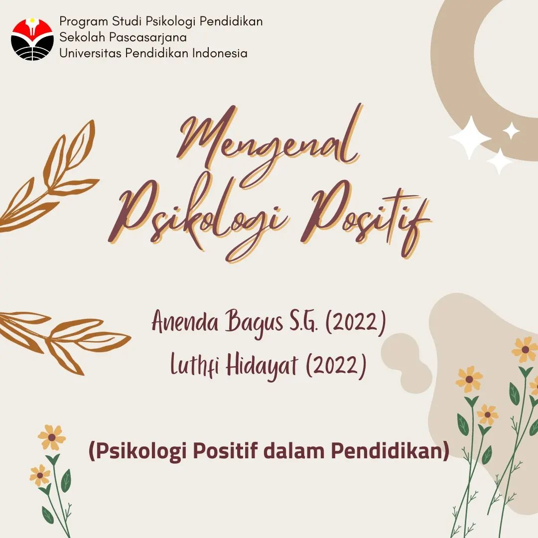 Mengenal Psikologi Positif