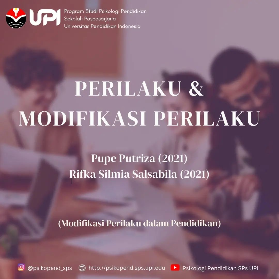 Perilaku & Modifikasi Perilaku
