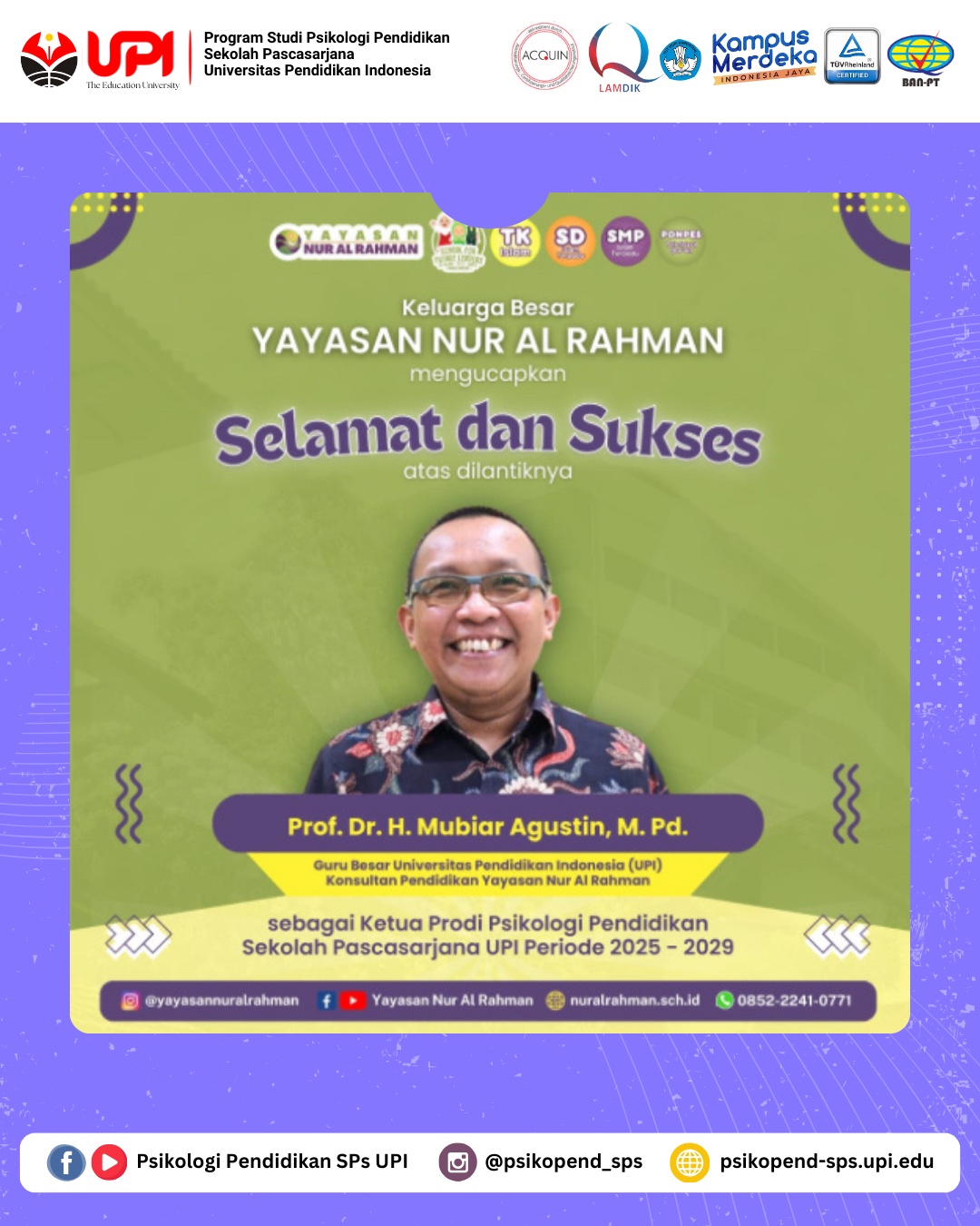 Ucapan Selamat & Sukses